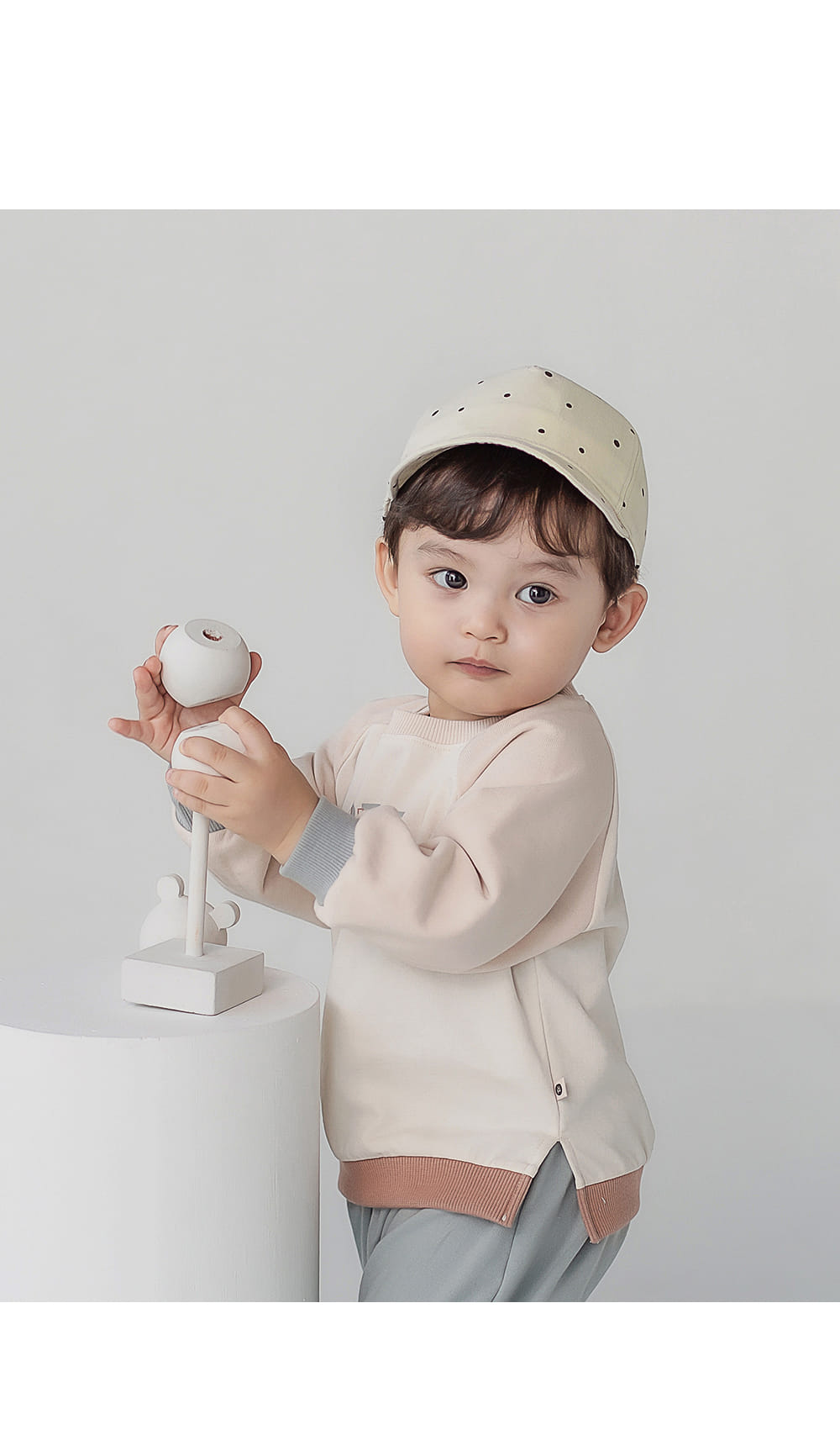 HAPPY PRINCE - Korean Children Fashion - #Kfashion4kids - Dots Bebe Baby Cap