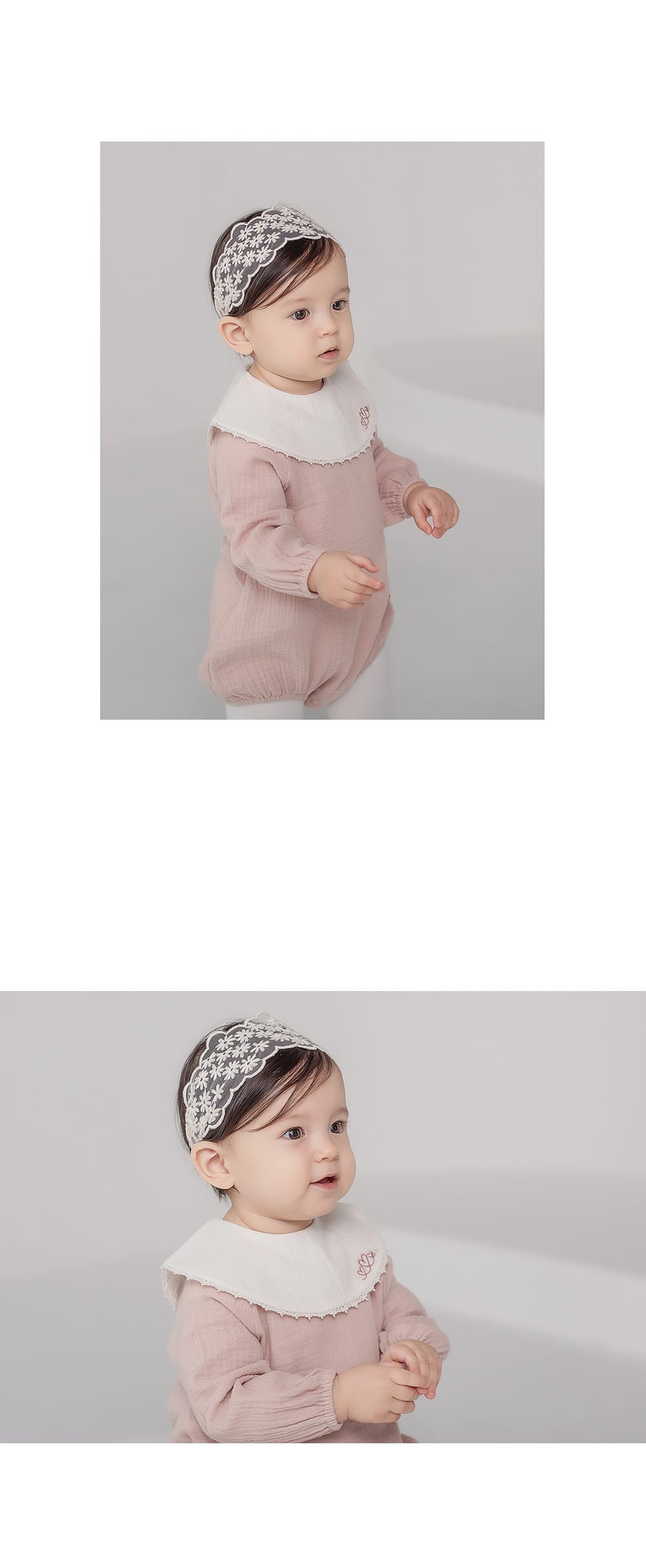 HAPPY PRINCE - Korean Children Fashion - #Kfashion4kids - Phoebe Lace Baby Hairband [set of 5] - 6