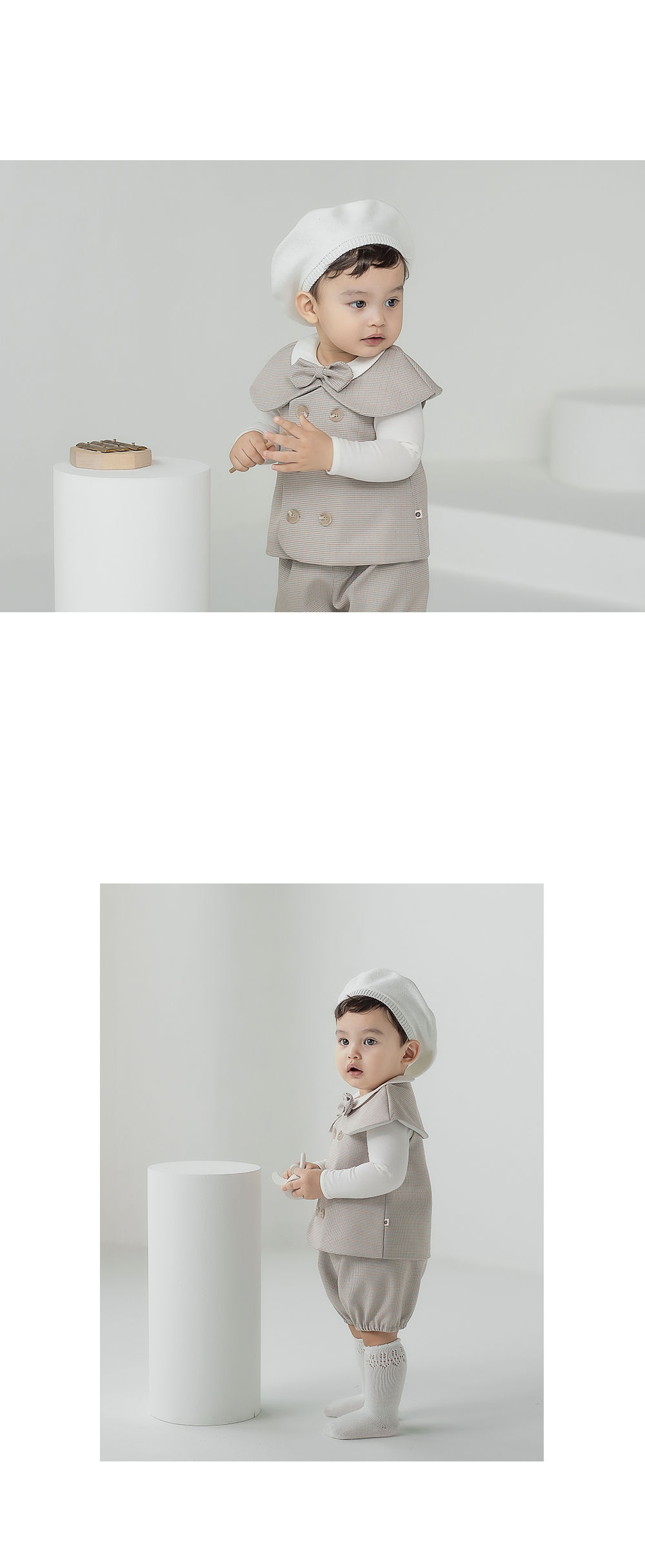 HAPPY PRINCE - Korean Children Fashion - #Kfashion4kids - Dejan Baby Top Bottom Set - 4