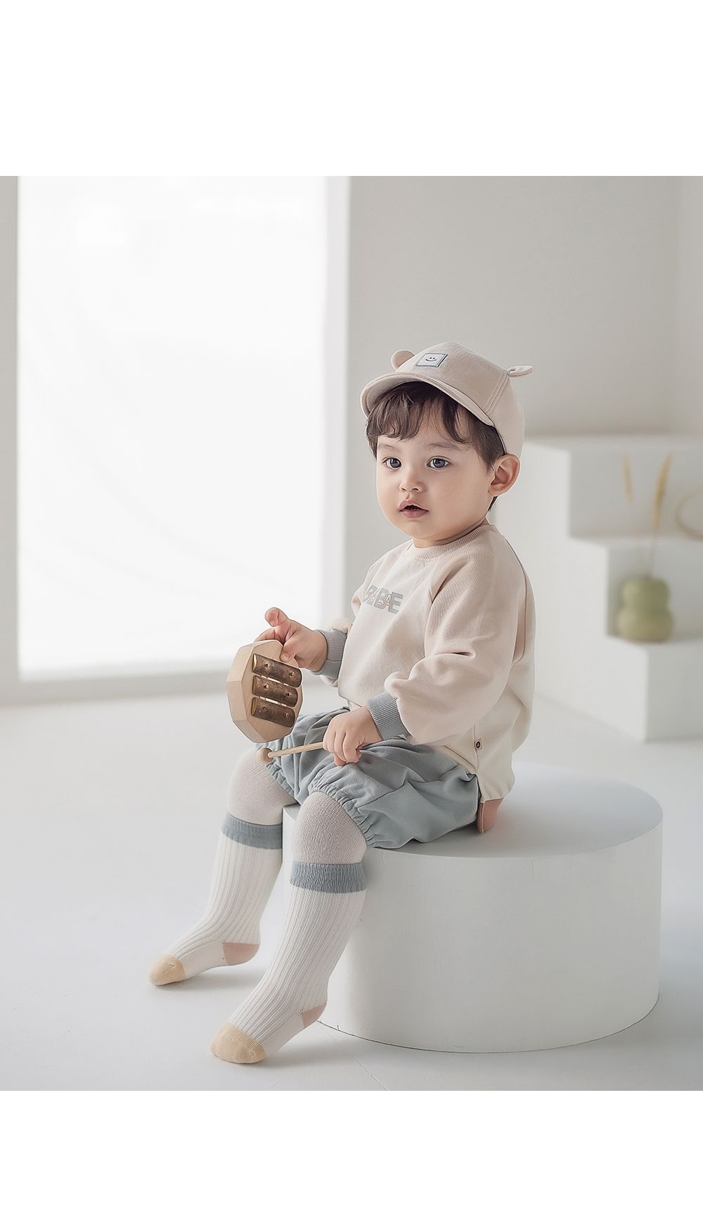 KIDS CLARA - Korean Children Fashion - #Kfashion4kids - Akii Baby Knee Socks [set of 5]