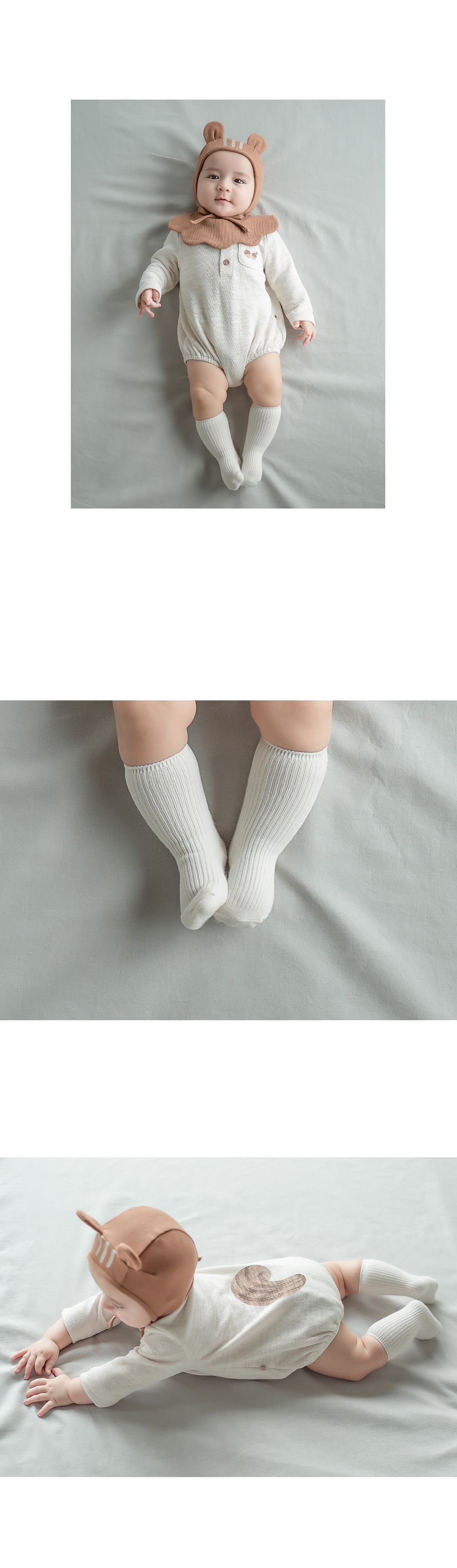 KIDS CLARA - Korean Children Fashion - #Kfashion4kids - NewbornBasic Knee Socks [set of 5] - 7