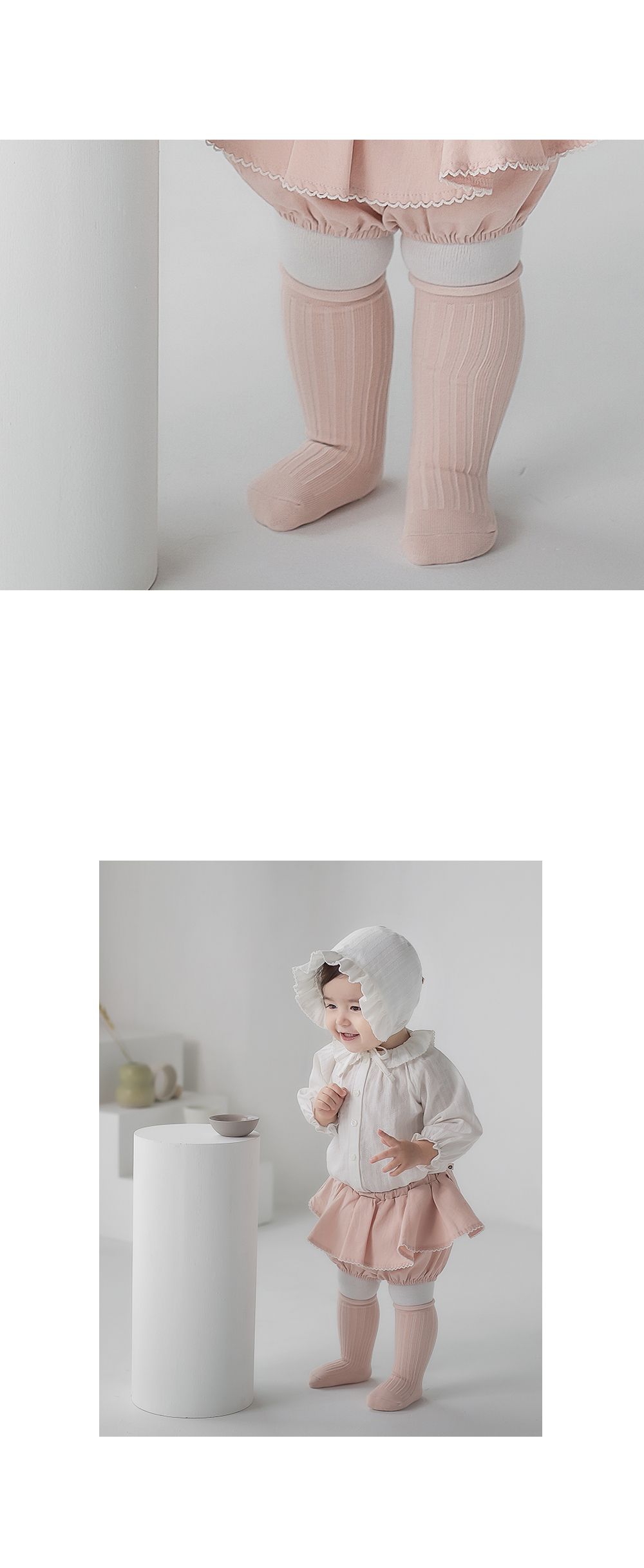 KIDS CLARA - Korean Children Fashion - #Kfashion4kids - Macorolling Knee Socks [set of 5] - 4