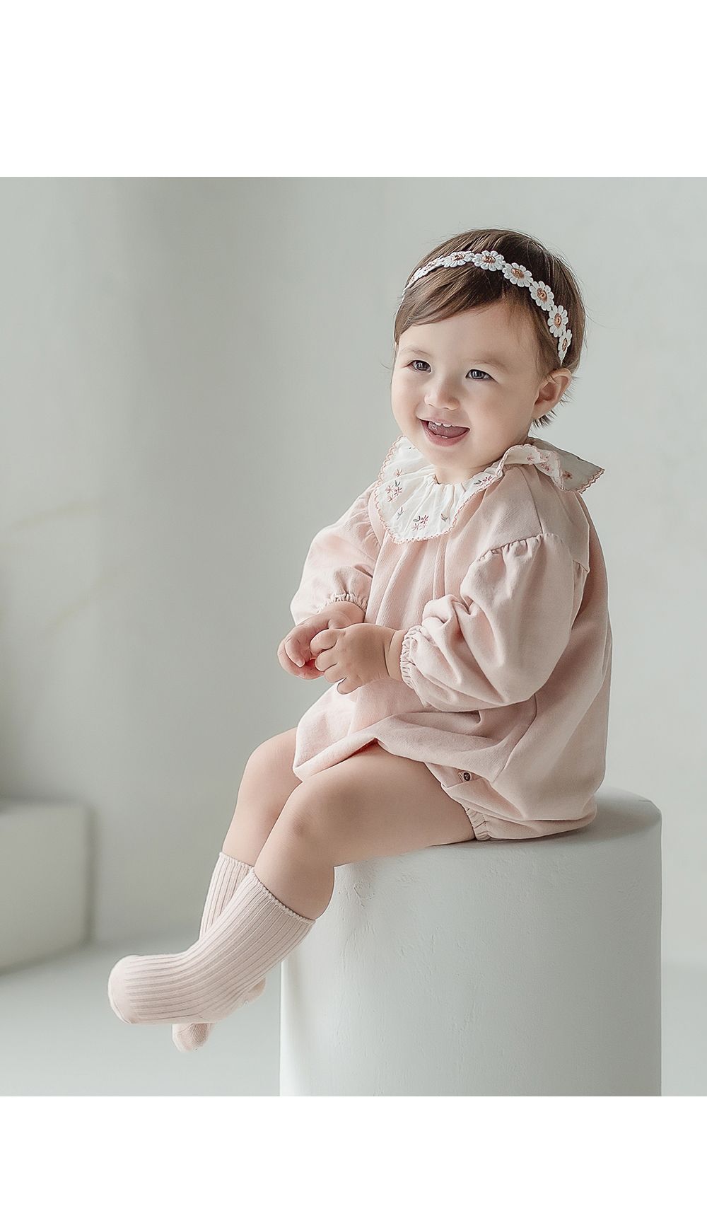 KIDS CLARA - Korean Children Fashion - #Kfashion4kids - Plain Rip Baby Socks [set of 5]