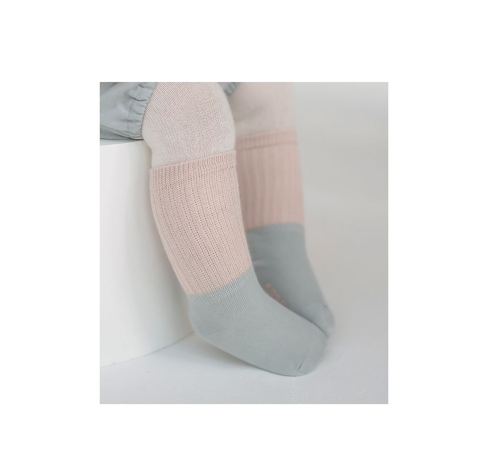 KIDS CLARA - Korean Children Fashion - #Kfashion4kids - Primo Warmer Baby Socks 2in1 [set of 5] - 2