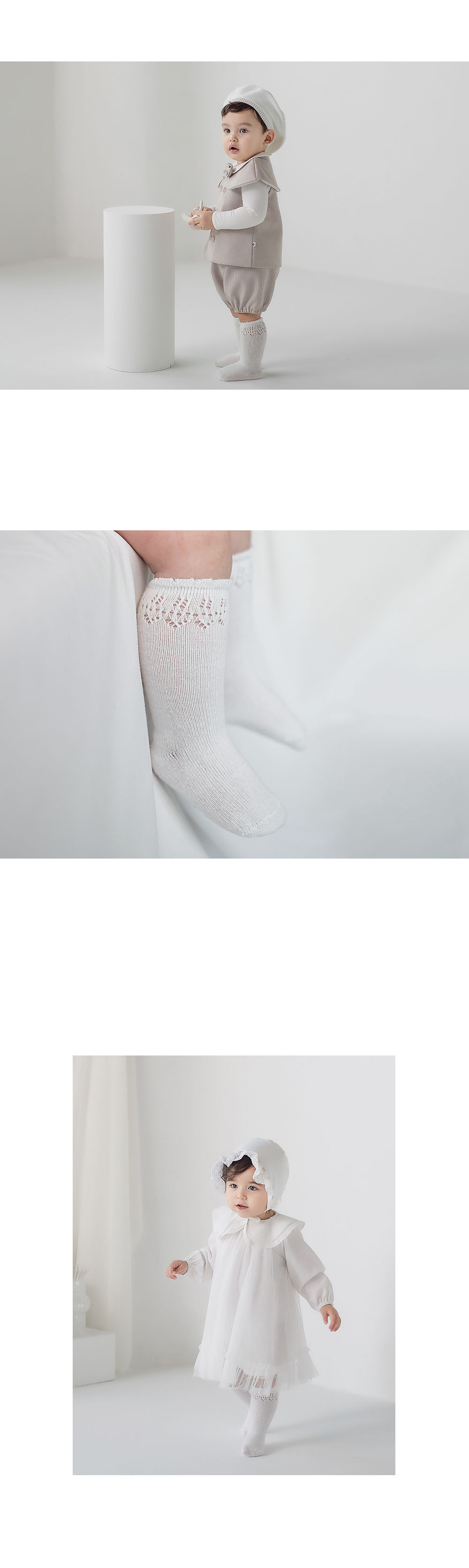 KIDS CLARA - Korean Children Fashion - #Kfashion4kids - Innes Baby Knee Socks [set of 5] - 4