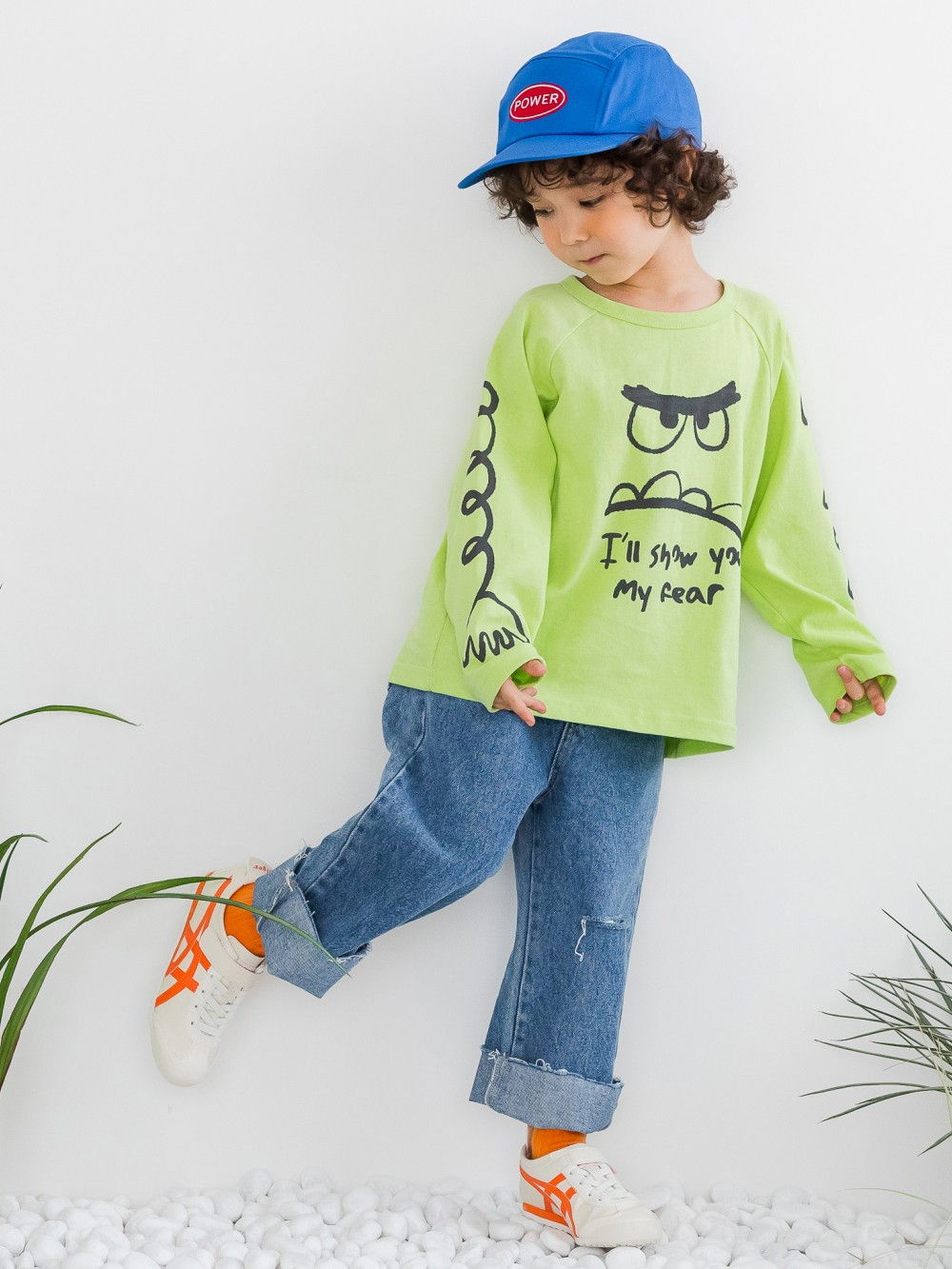 KOKOYARN - Korean Children Fashion - #Kfashion4kids - Vintage Roll-up Denim Pants