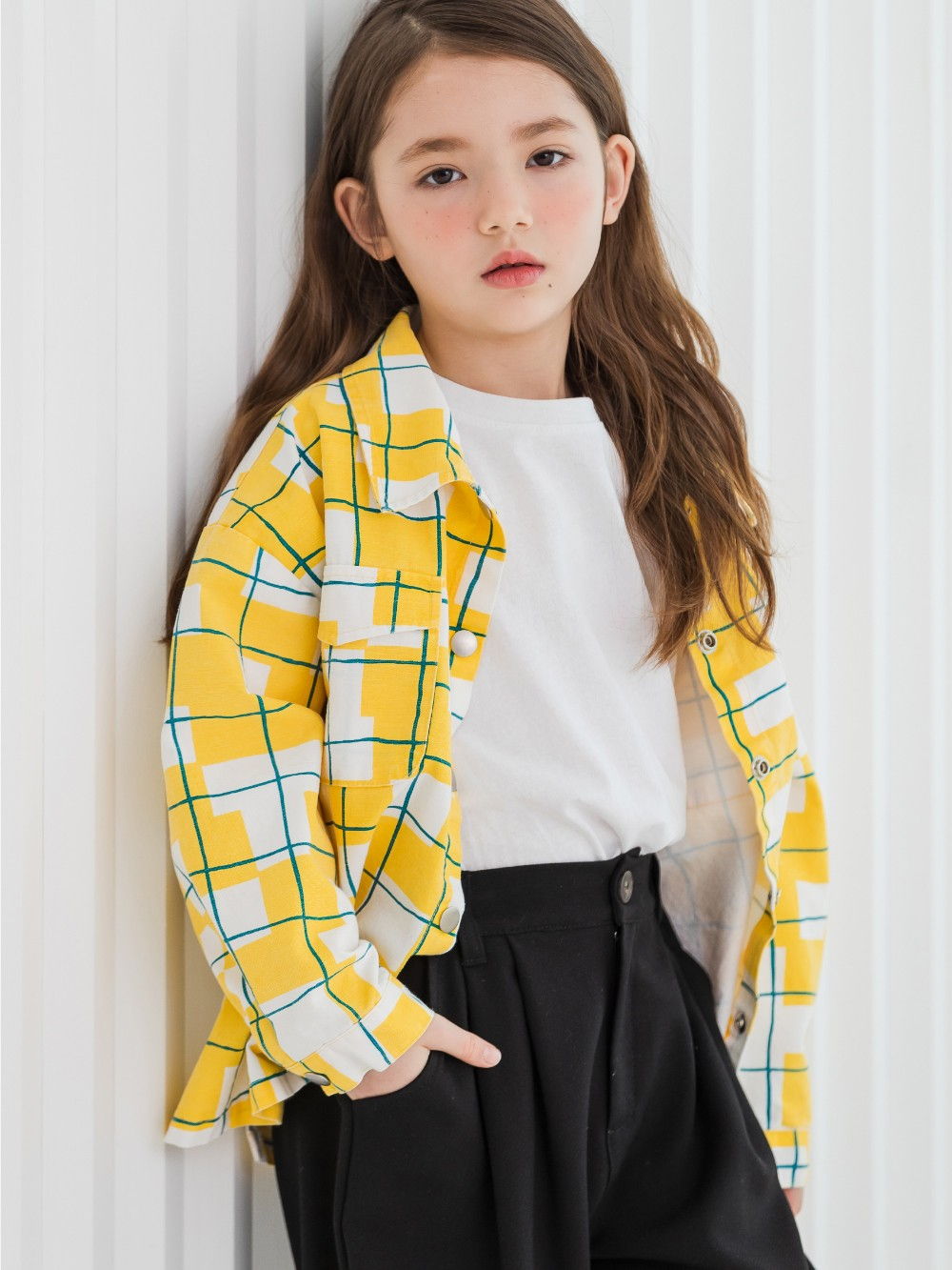 KOKOYARN - Korean Children Fashion - #Kfashion4kids - Check Shirt Jacket