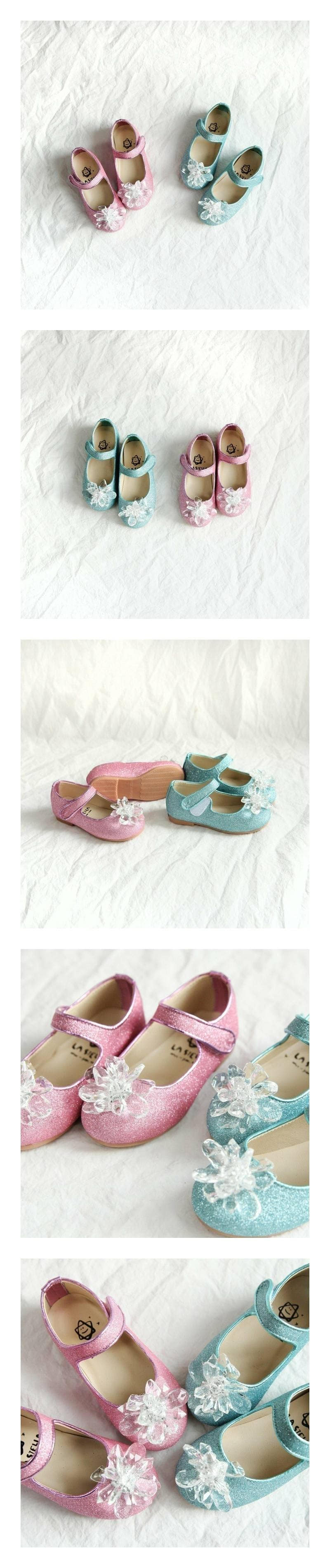 LA STELLA - Korean Children Fashion - #Kfashion4kids - Ell Princess Crystal Flats