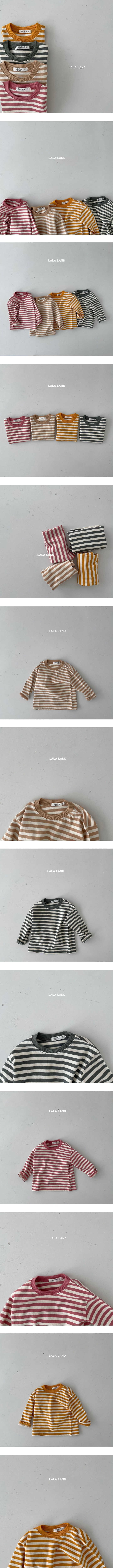 LALALAND - Korean Children Fashion - #Kfashion4kids - Stripe Tee