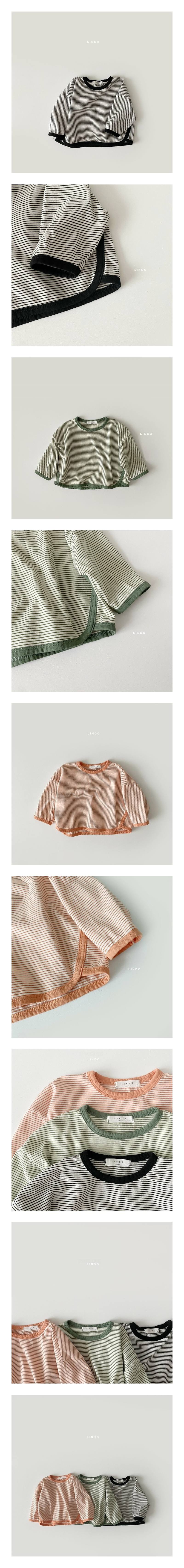 LINDO - Korean Children Fashion - #Kfashion4kids - Vava Stripes Tee