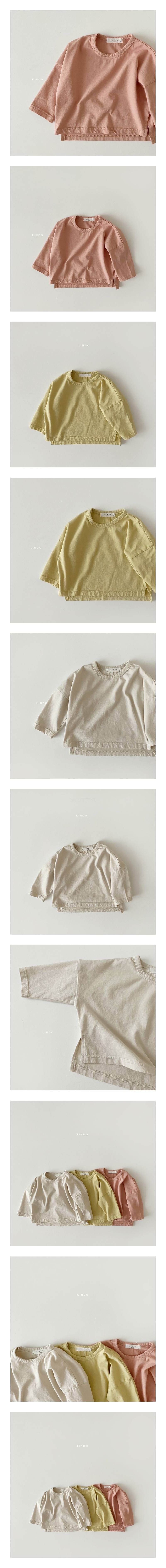 LINDO - Korean Children Fashion - #Kfashion4kids - Rose Slit Tee