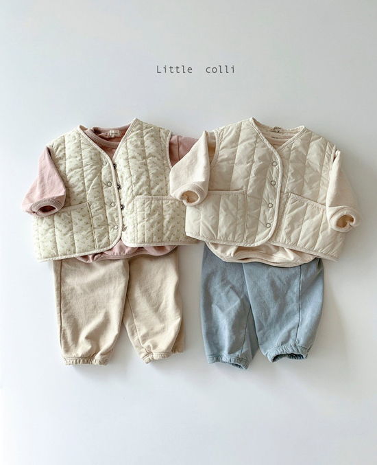 LITTLE COLLI - Korean Children Fashion - #Kfashion4kids - Bebe Quilting Vest
