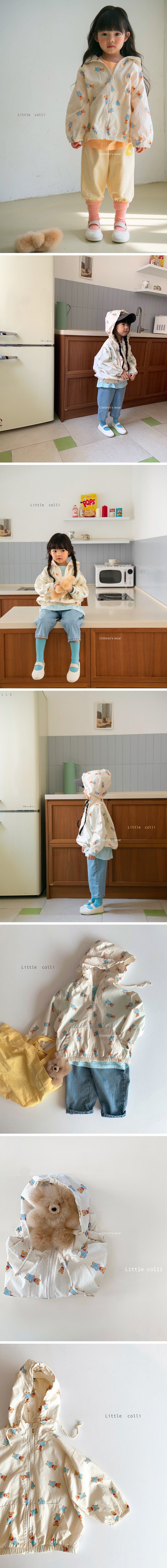 LITTLE COLLI - Korean Children Fashion - #Kfashion4kids - Bear Hoody Jumper