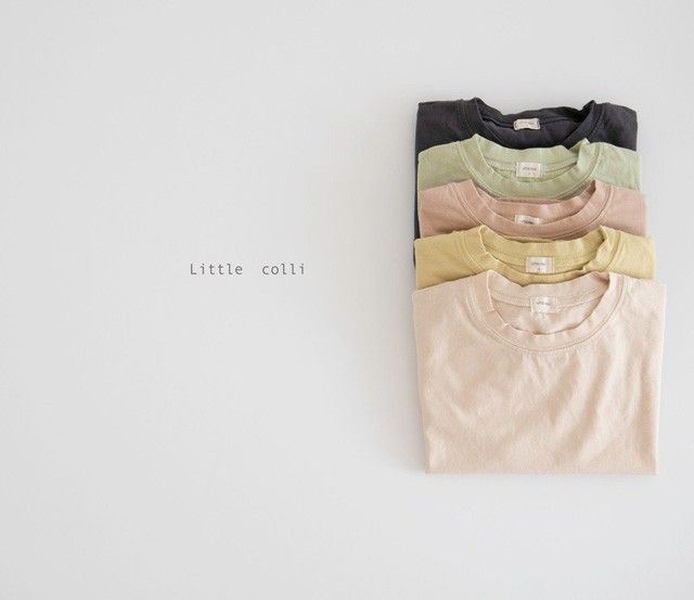 LITTLE COLLI - Korean Children Fashion - #Kfashion4kids - Spring Basic Tee