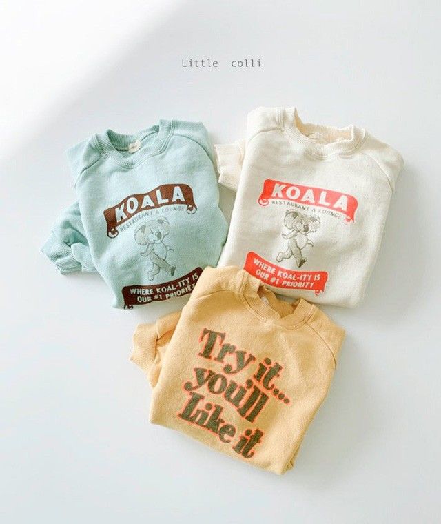 LITTLE COLLI - Korean Children Fashion - #Kfashion4kids - Koala Sweatshirt