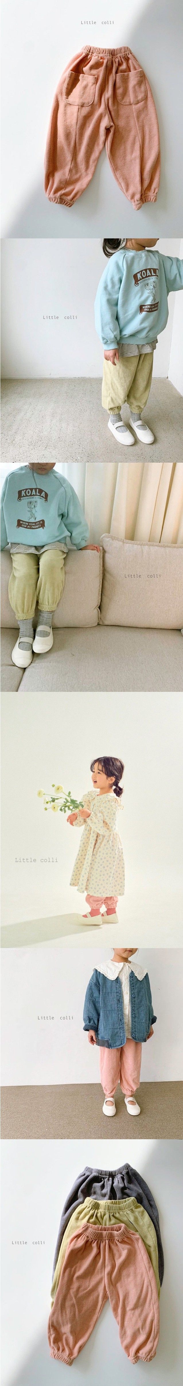 LITTLE COLLI - Korean Children Fashion - #Kfashion4kids - Soft Jogger Pants - 2
