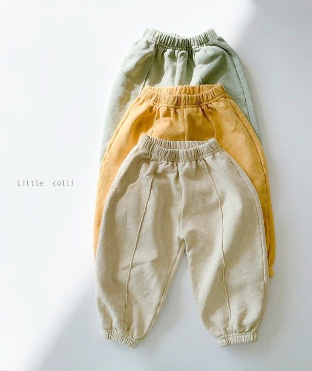 LITTLE COLLI - Korean Children Fashion - #Kfashion4kids - Color Jogger Pants