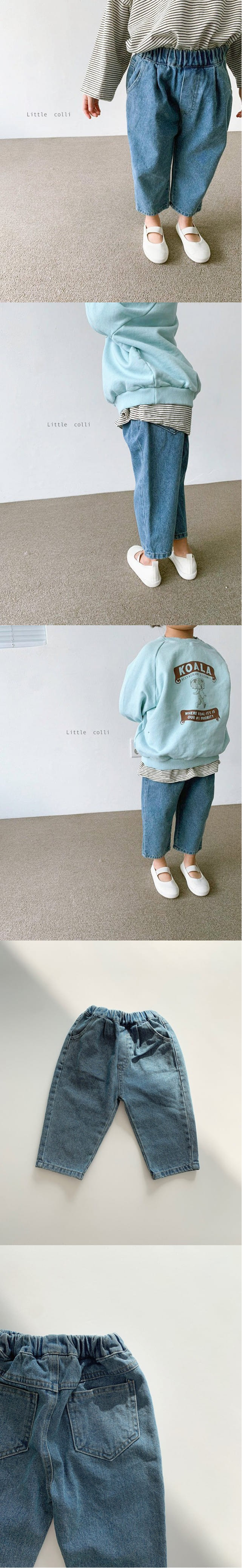 LITTLE COLLI - Korean Children Fashion - #Kfashion4kids - Spring Denim Pants - 2