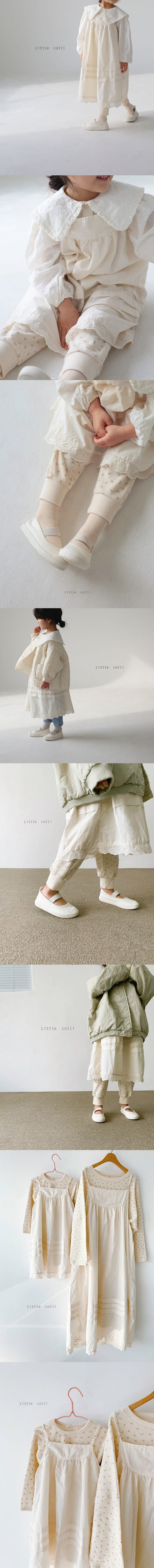 LITTLE COLLI - Korean Children Fashion - #Kfashion4kids - Vanilla One-piece - 2