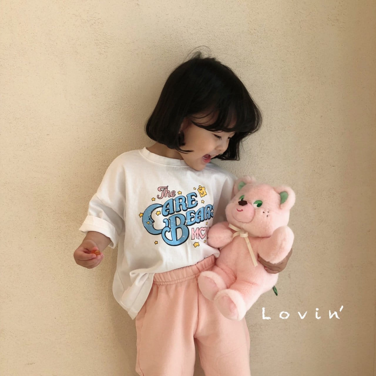 LOVIN - Korean Children Fashion - #Kfashion4kids - Care Tee with Mom