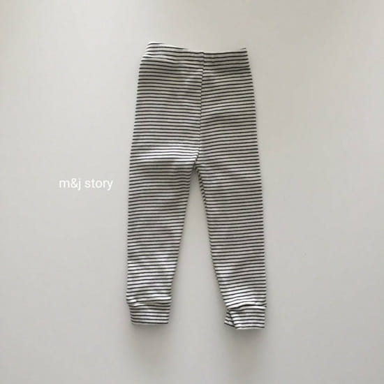 M & J STORY - Korean Children Fashion - #Kfashion4kids - Stripes Leggings