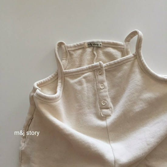 M & J STORY - Korean Children Fashion - #Kfashion4kids - Terry Dungarees Pants - 2