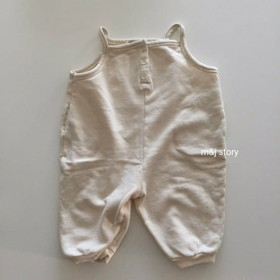 M & J STORY - Korean Children Fashion - #Kfashion4kids - Terry Dungarees Pants - 3