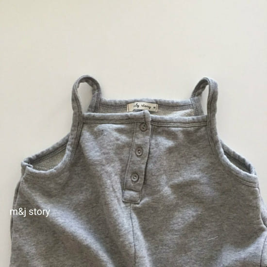 M & J STORY - Korean Children Fashion - #Kfashion4kids - Terry Dungarees Pants - 4