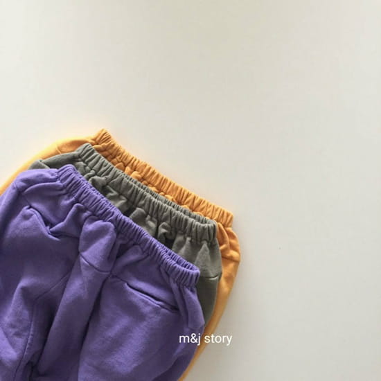 M & J STORY - Korean Children Fashion - #Kfashion4kids - Macaron Terry Pants - 4