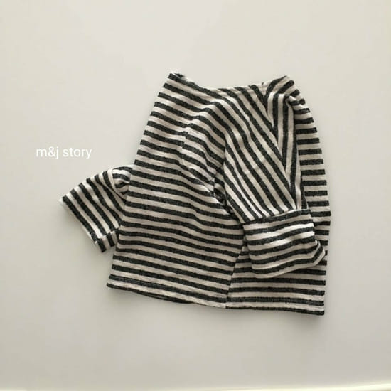 M & J STORY - Korean Children Fashion - #Kfashion4kids - Stripes Tee - 5