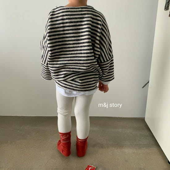 M & J STORY - Korean Children Fashion - #Kfashion4kids - Stripes Tee - 7