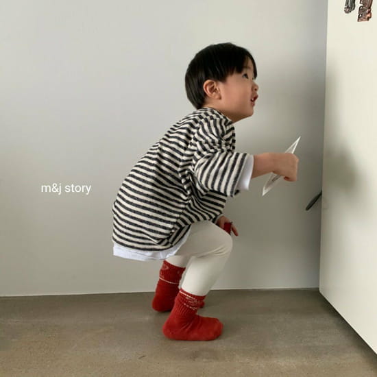 M & J STORY - Korean Children Fashion - #Kfashion4kids - Stripes Tee - 8