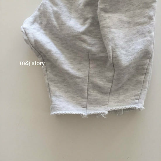 M & J STORY - Korean Children Fashion - #Kfashion4kids - Dart Terry Top bottom Set - 3