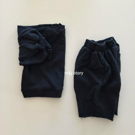 M & J STORY - Korean Children Fashion - #Kfashion4kids - Dart Terry Top bottom Set - 6