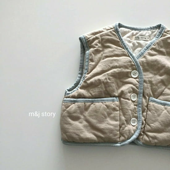 M & J STORY - Korean Children Fashion - #Kfashion4kids - Cushion Vest Jumper - 2