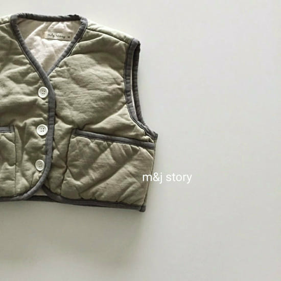 M & J STORY - Korean Children Fashion - #Kfashion4kids - Cushion Vest Jumper - 4