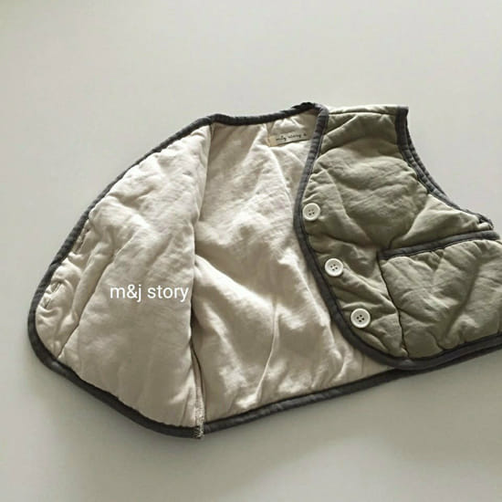 M & J STORY - Korean Children Fashion - #Kfashion4kids - Cushion Vest Jumper - 5