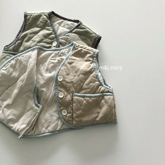 M & J STORY - Korean Children Fashion - #Kfashion4kids - Cushion Vest Jumper - 9