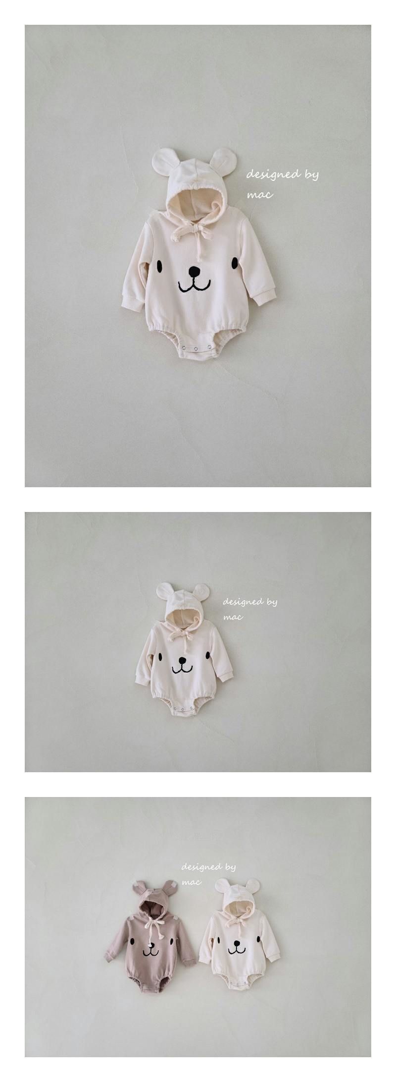 MAC - Korean Children Fashion - #Kfashion4kids - Bear Hoody Suit