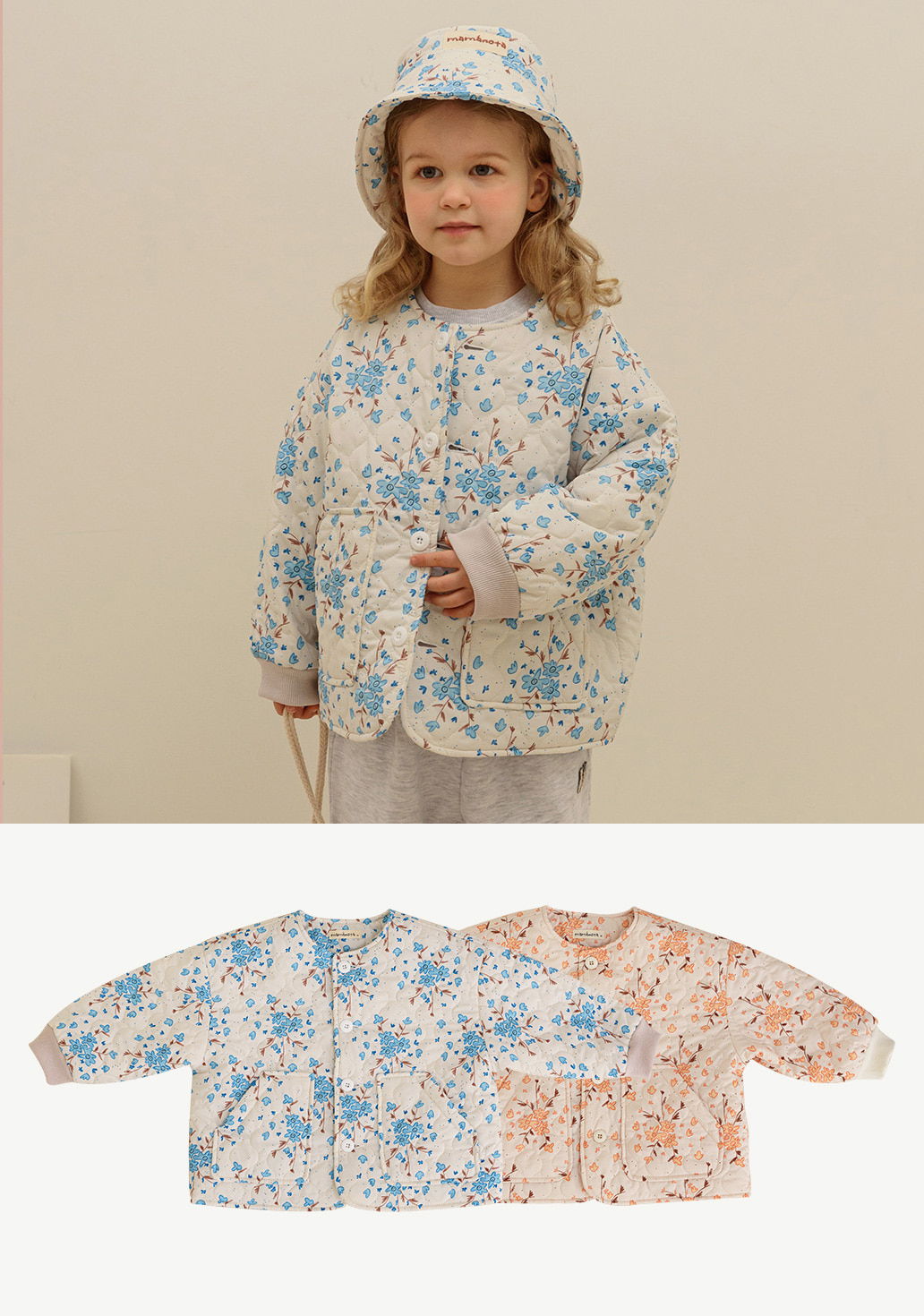 MAMANOTA - Korean Children Fashion - #Kfashion4kids - Flower Quilting Jumper