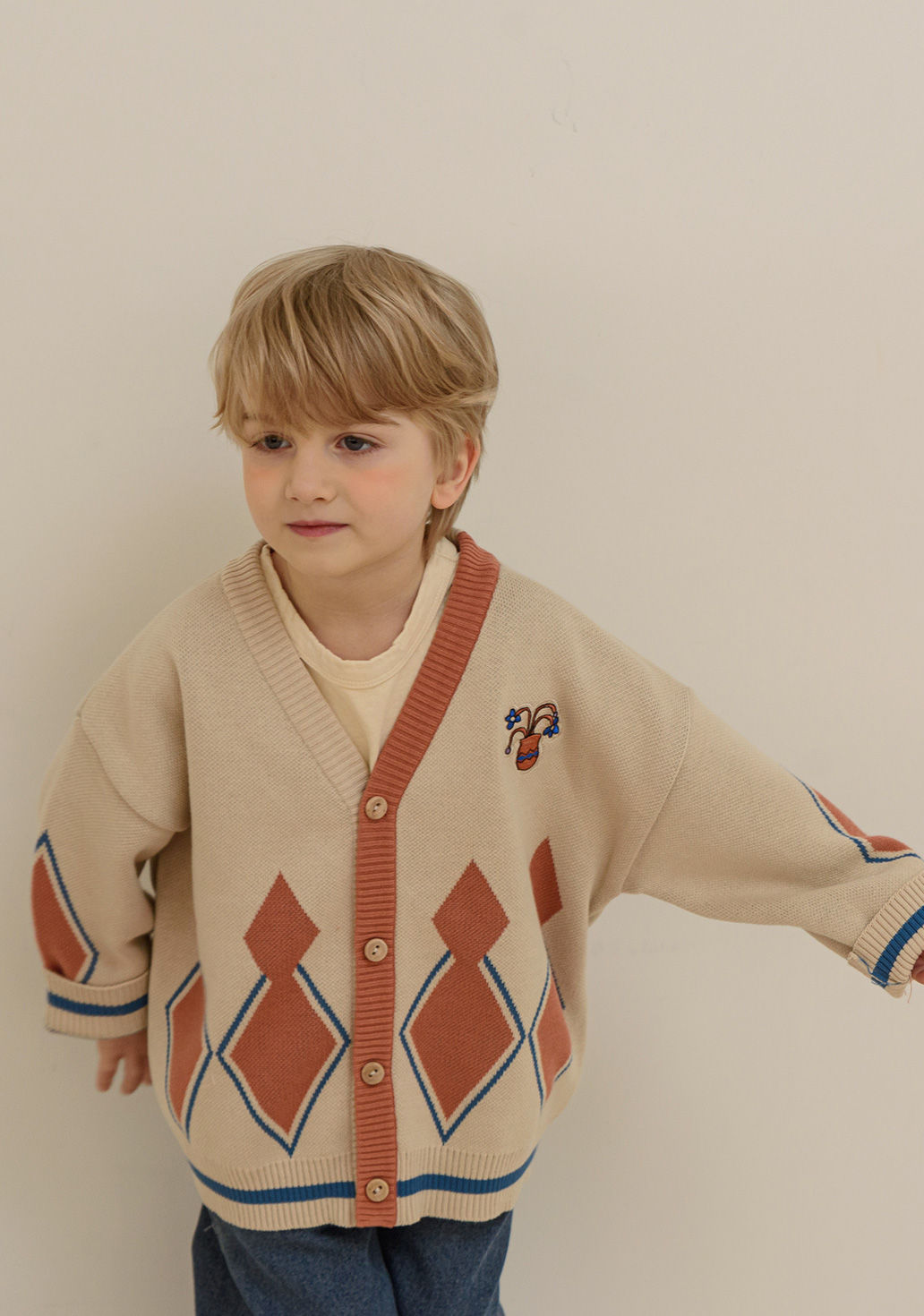 MAMANOTA - Korean Children Fashion - #Kfashion4kids - Dia Knit Cardigan - 10