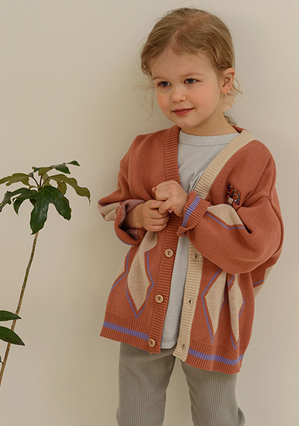 MAMANOTA - Korean Children Fashion - #Kfashion4kids - Dia Knit Cardigan - 5