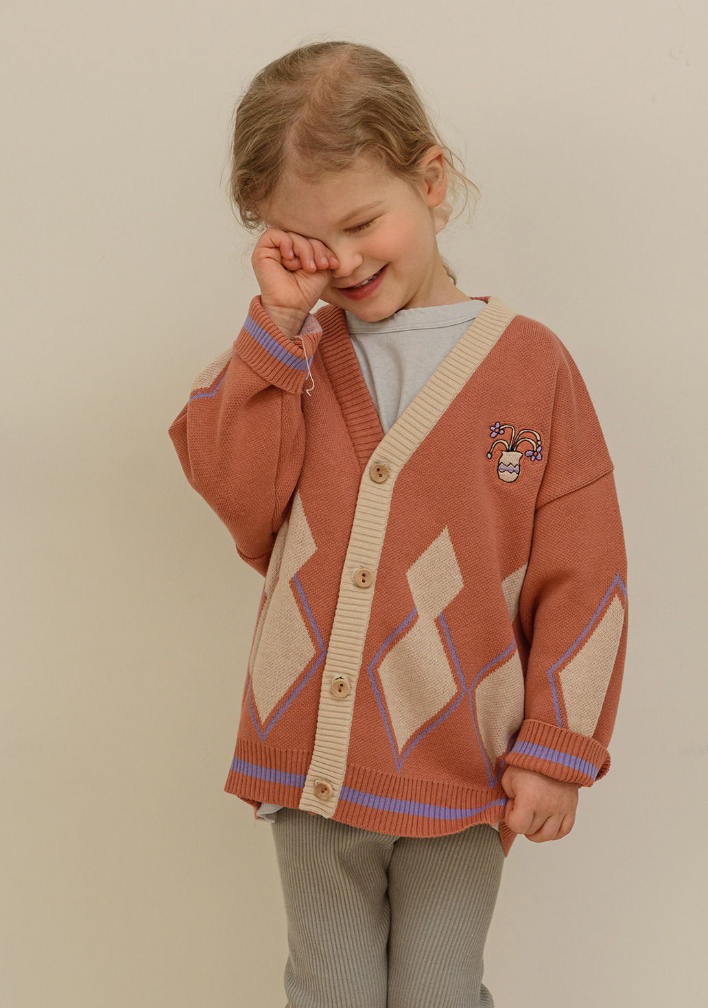 MAMANOTA - Korean Children Fashion - #Kfashion4kids - Dia Knit Cardigan - 6