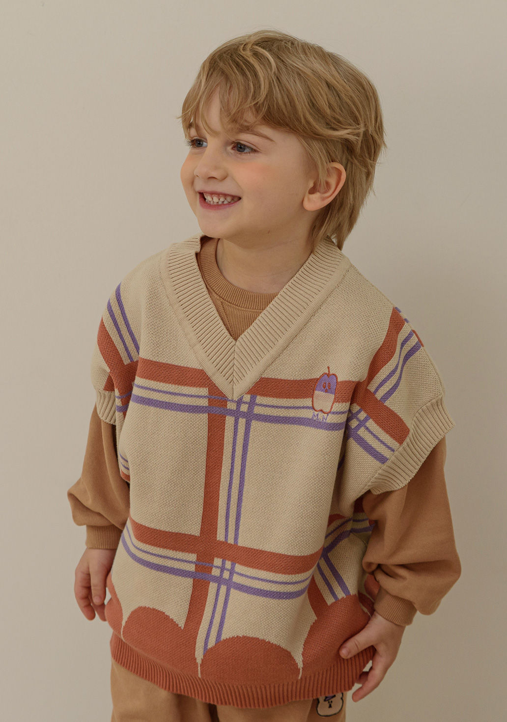 MAMANOTA - Korean Children Fashion - #Kfashion4kids - Picnic Knit Vest - 10