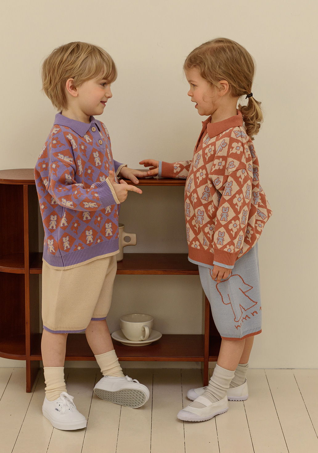 MAMANOTA - Korean Children Fashion - #Kfashion4kids - Bear Collar Knit Pullover - 10