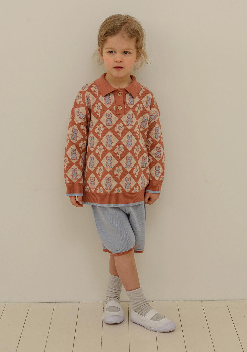 MAMANOTA - Korean Children Fashion - #Kfashion4kids - Bear Collar Knit Pullover - 2