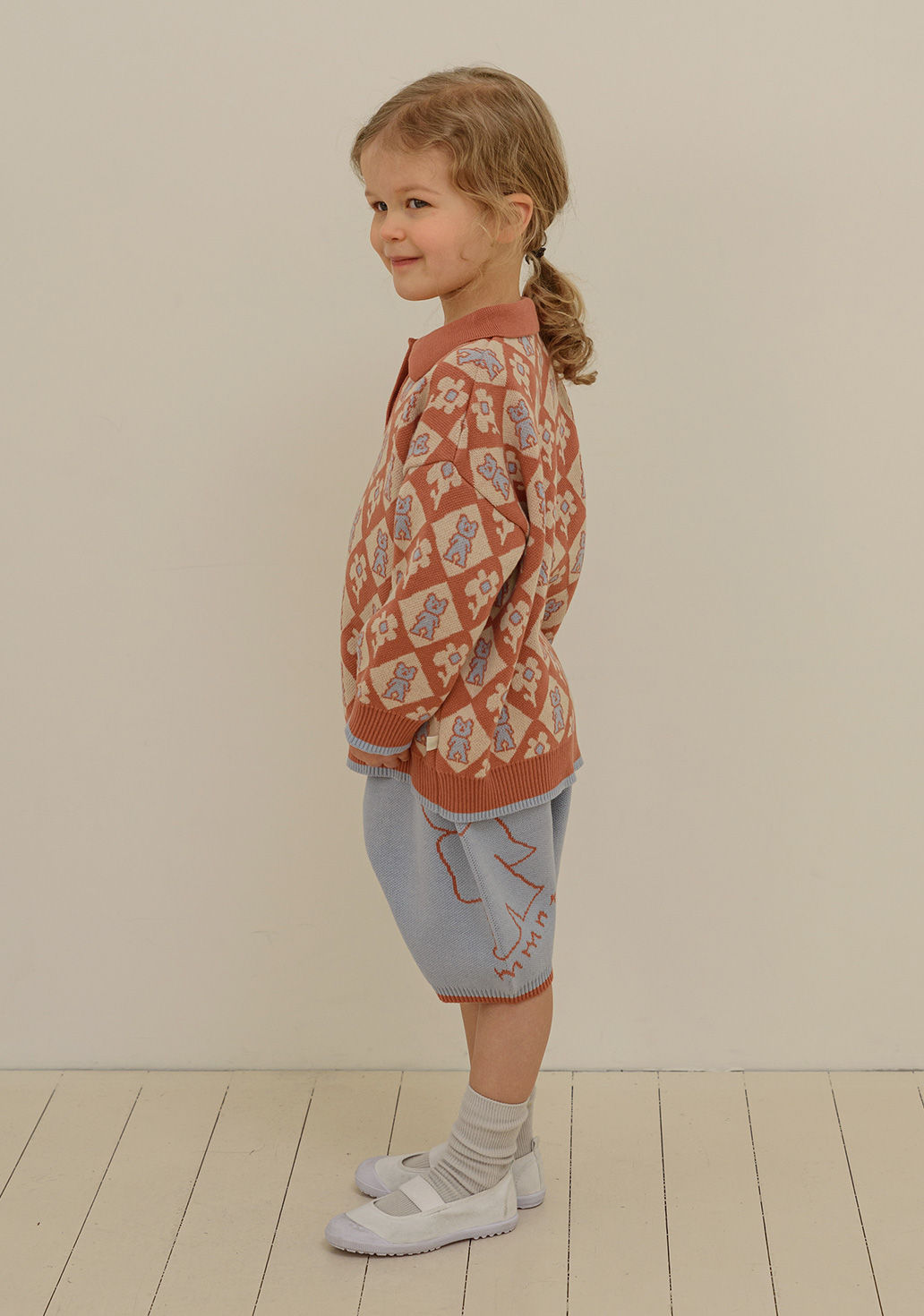 MAMANOTA - Korean Children Fashion - #Kfashion4kids - Bear Collar Knit Pullover - 3