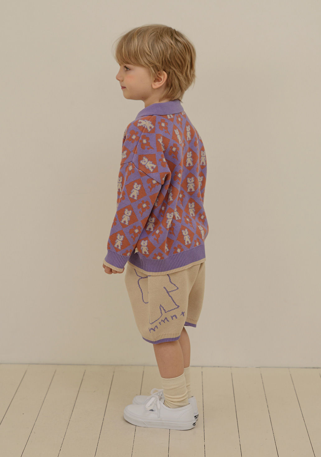 MAMANOTA - Korean Children Fashion - #Kfashion4kids - Bear Collar Knit Pullover - 6