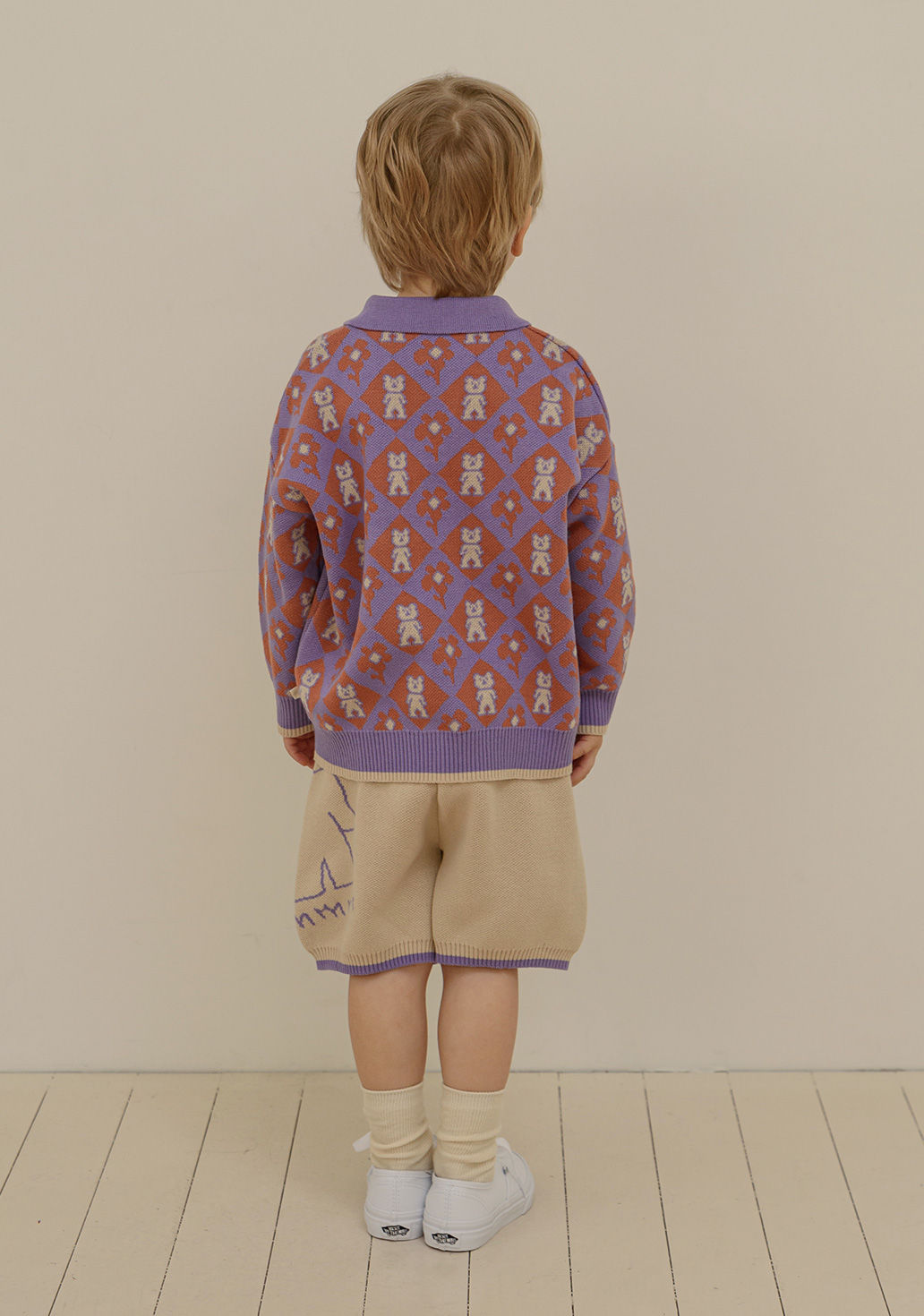 MAMANOTA - Korean Children Fashion - #Kfashion4kids - Bear Collar Knit Pullover - 7