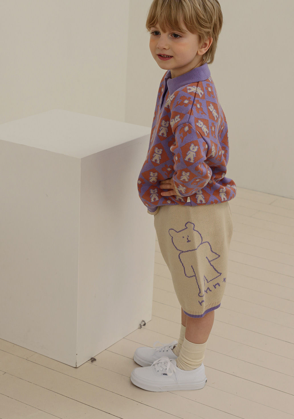 MAMANOTA - Korean Children Fashion - #Kfashion4kids - Bear Knit Pants - 8
